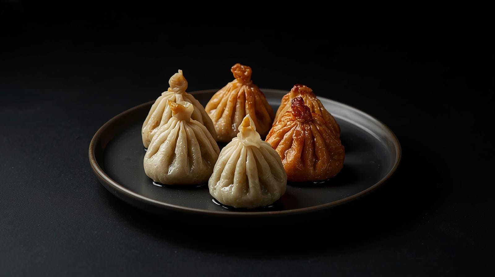 Gyoza with vegetables